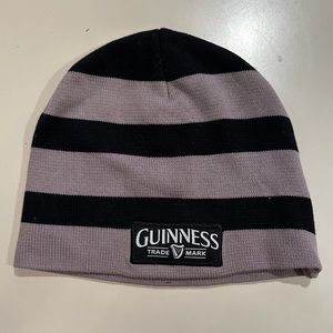NEW Guinness knit hat one size adult black beanie hat Irish